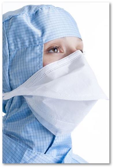 Picture of BioClean DB Non-Sterile Pouch-style Facemask - BDBN